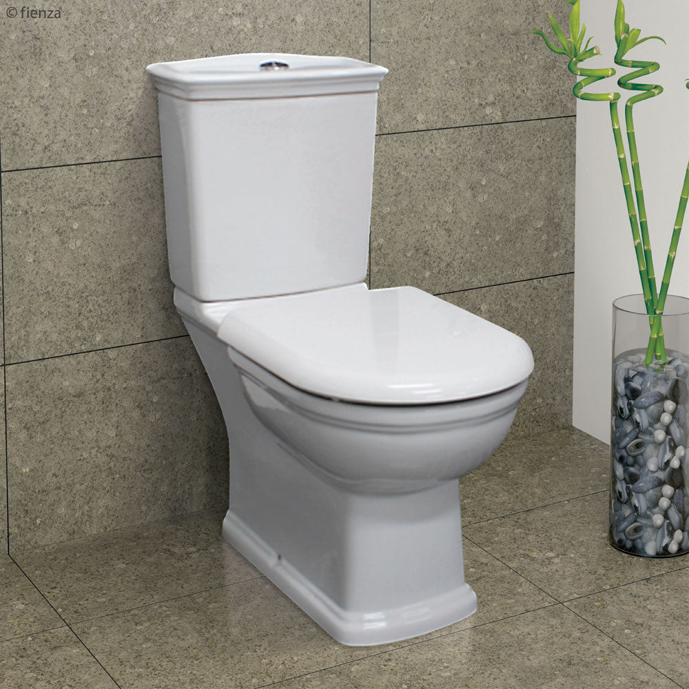 Fienza 060130W Close Coupled RAK Washington S-Trap 240mm Toilet, White