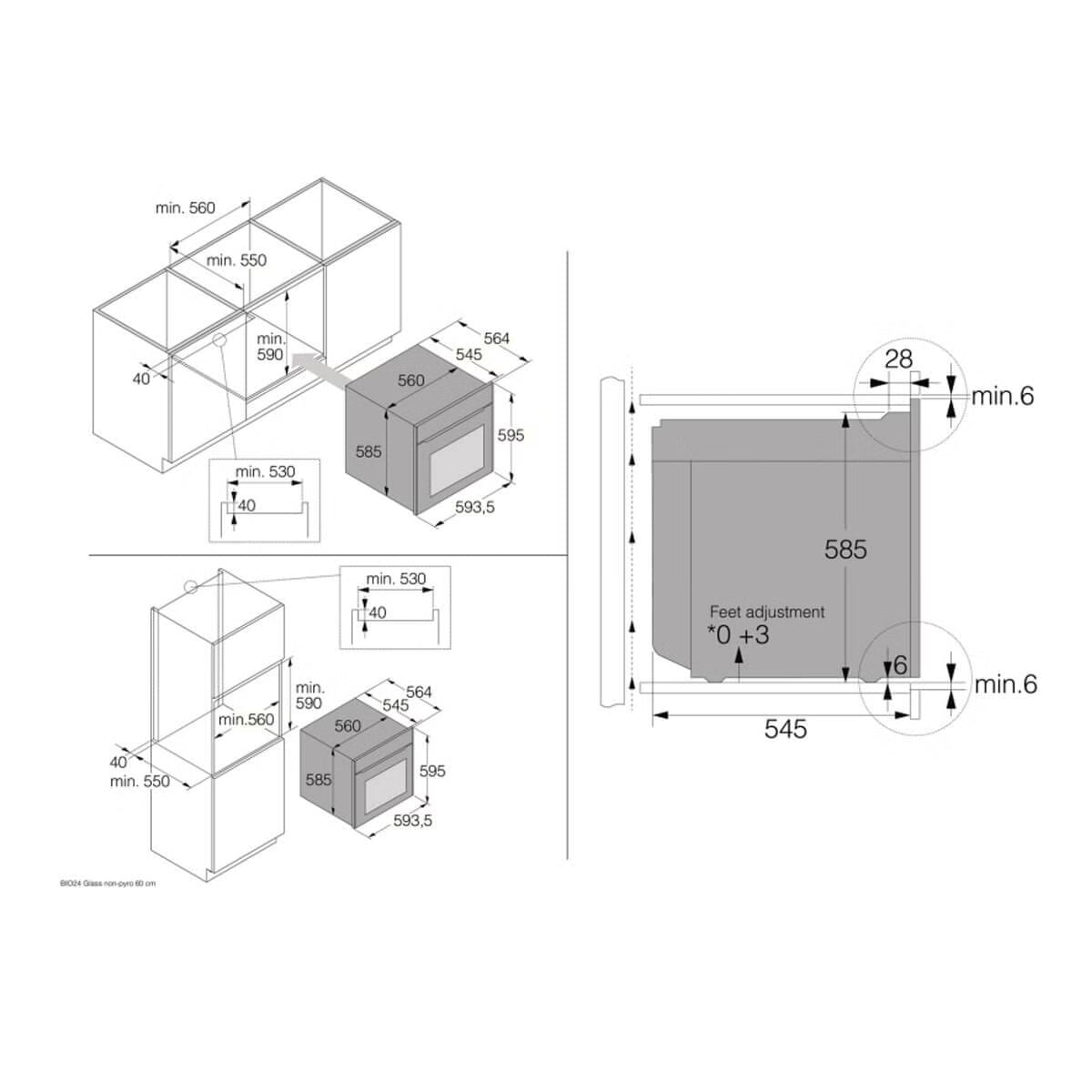 ASKO OTP26SSHAU 60cm Essence Pyrolytic Built-in Oven Stainless Steel - ASKO Factory Seconds