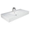 Fienza 10101AWHA RAK Des 101 Wall Basin, One Tap Hole, Alpine White - Special Order