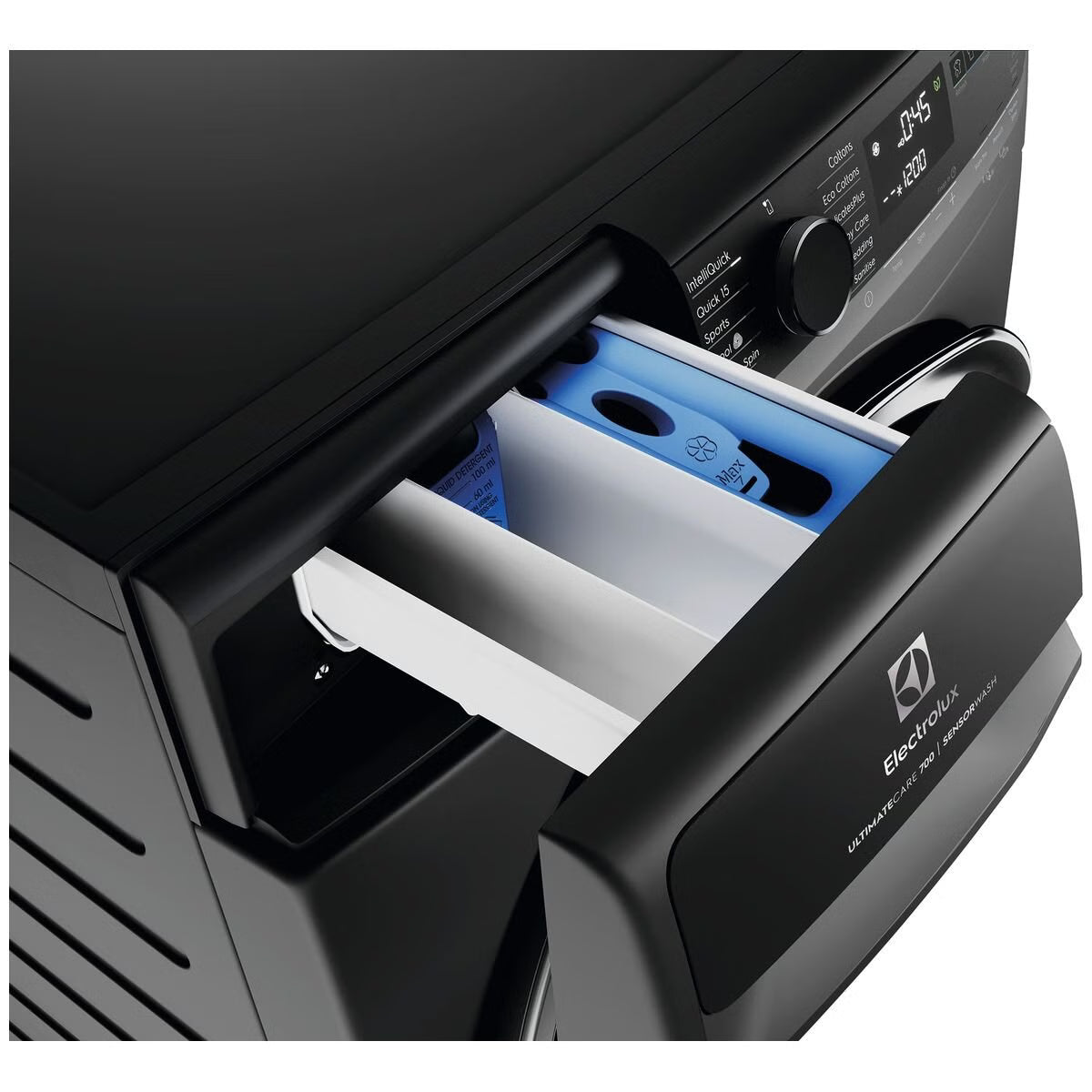 Electrolux EWF1243R7SCS 700 Series 12kg Front Load Washing Machine, Dark Onyx - Electrolux Factory Seconds