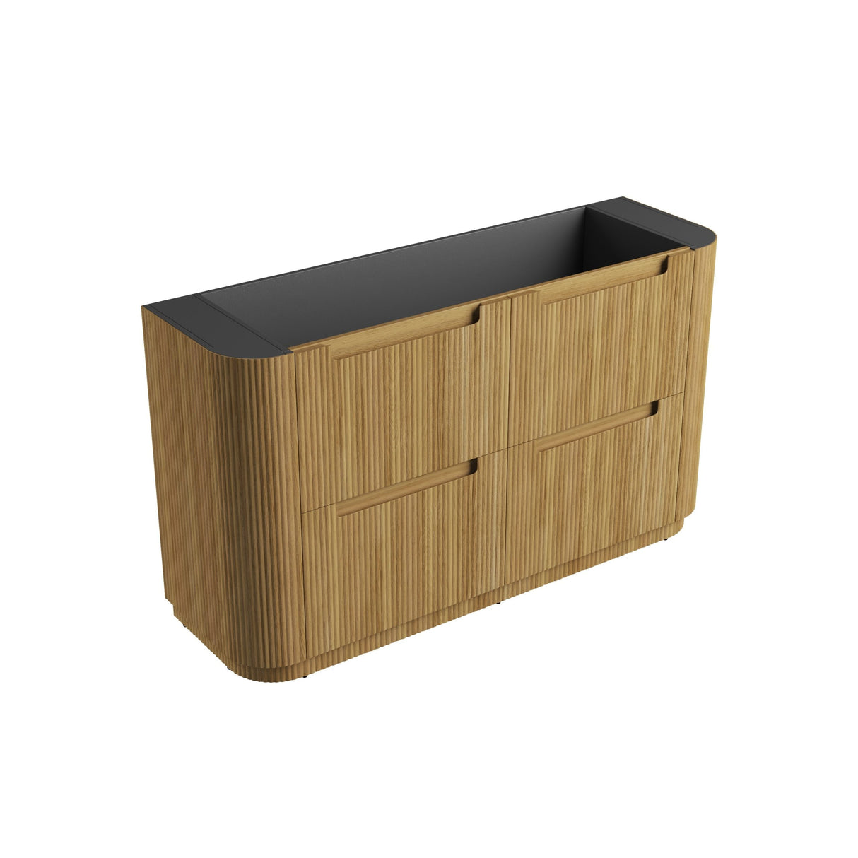Aulic 1500mm Varcelli Floorstanding Vanity Cabinet Only Snow Top CA58-1500-ST Vanity Units