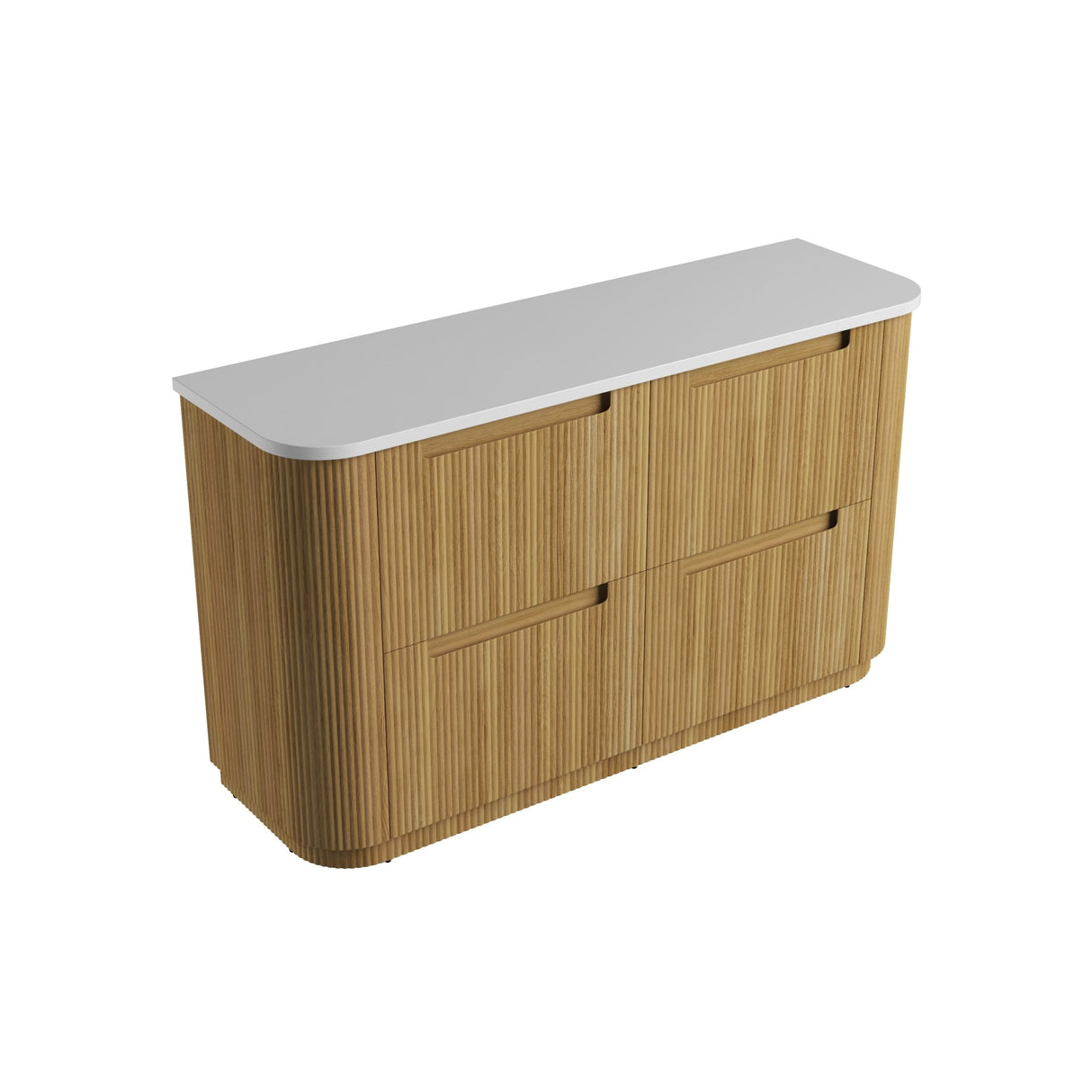 Aulic 1500mm Varcelli Floorstanding Vanity with Solid Surface Top Pure Top CA58-1500-ST56FT Vanity Units