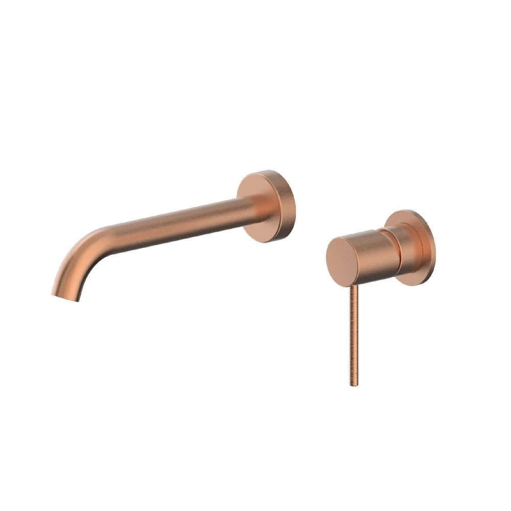 Greens Gisele Wall Basin Mixer, PVD Brushed Copper, 18402528