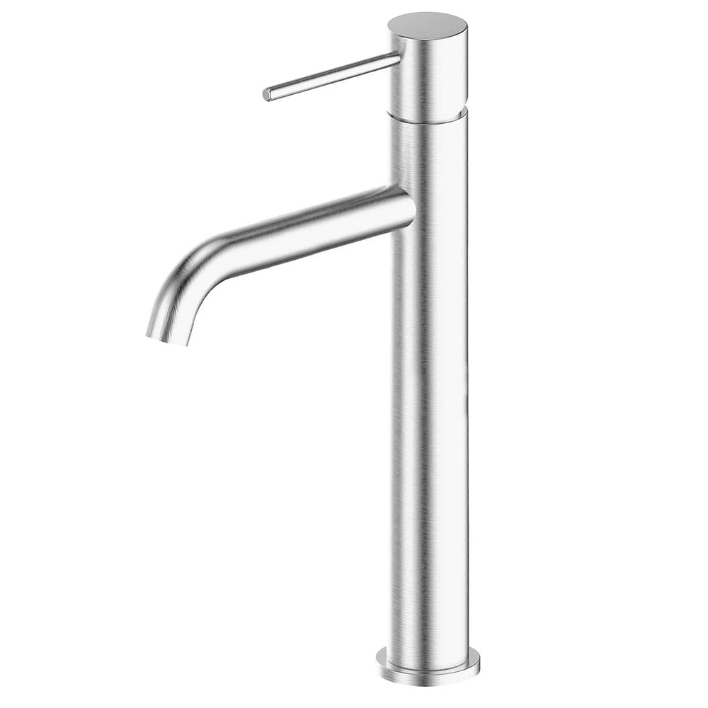 Greens Gisele Tower Basin Mixer, PVD Brushed Stainless, 18402563