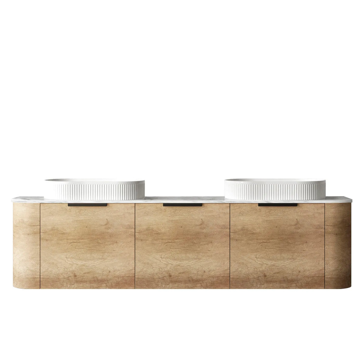 Otti Bondi Wall Hung Vanity, Natural Oak
