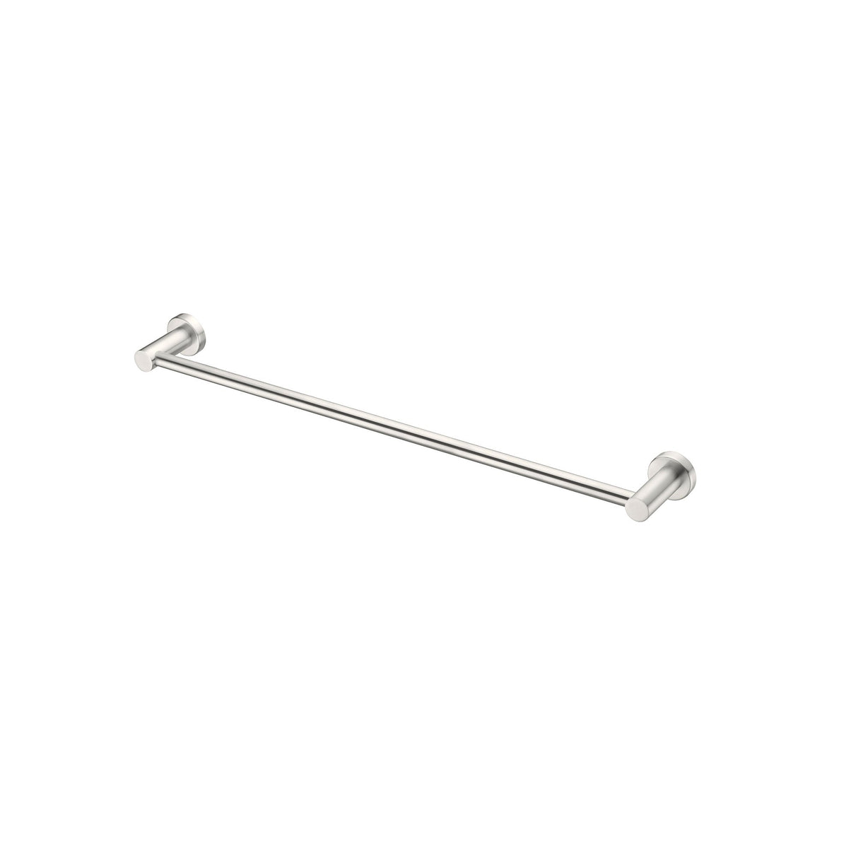 Nero Mecca Single Towel Rail - Brushed Nickel