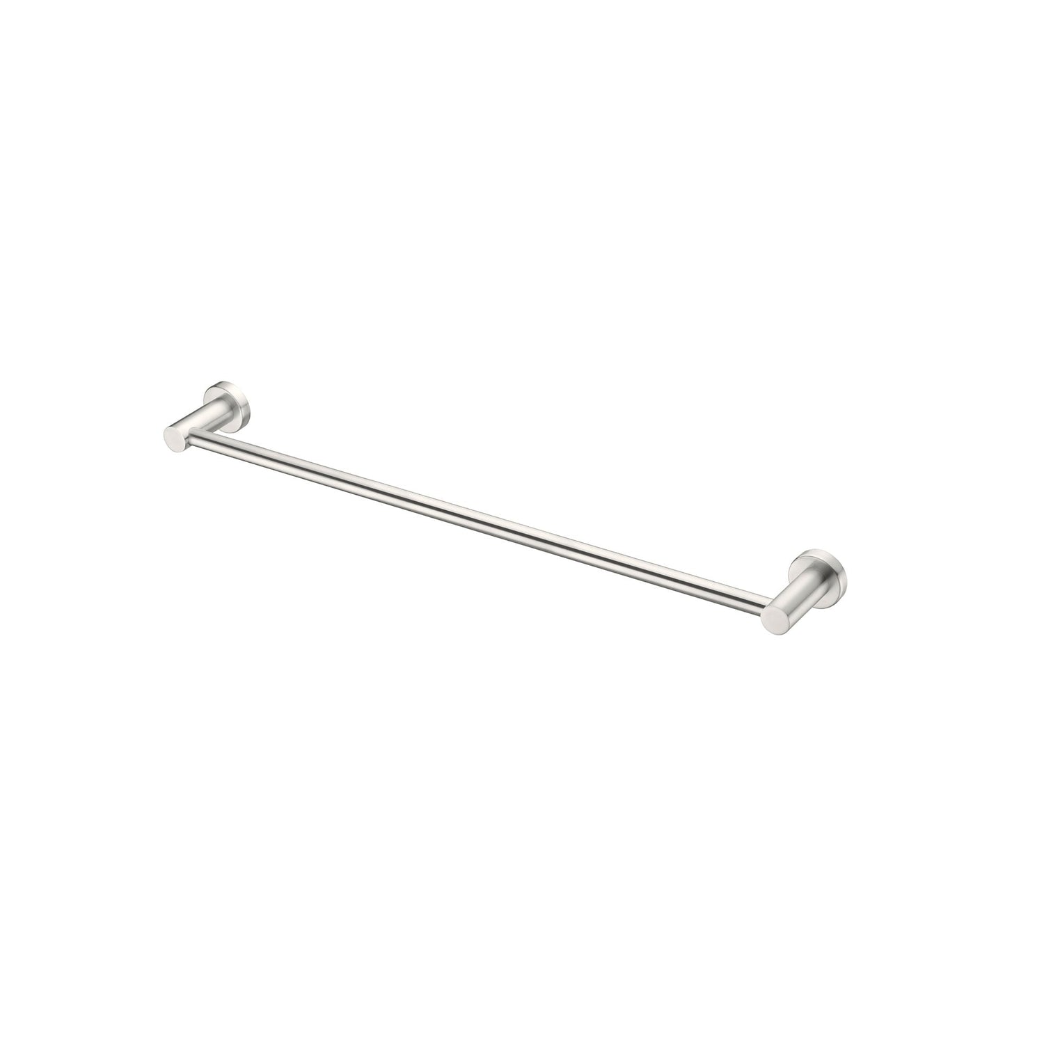 Nero Mecca Single Towel Rail - Brushed Nickel