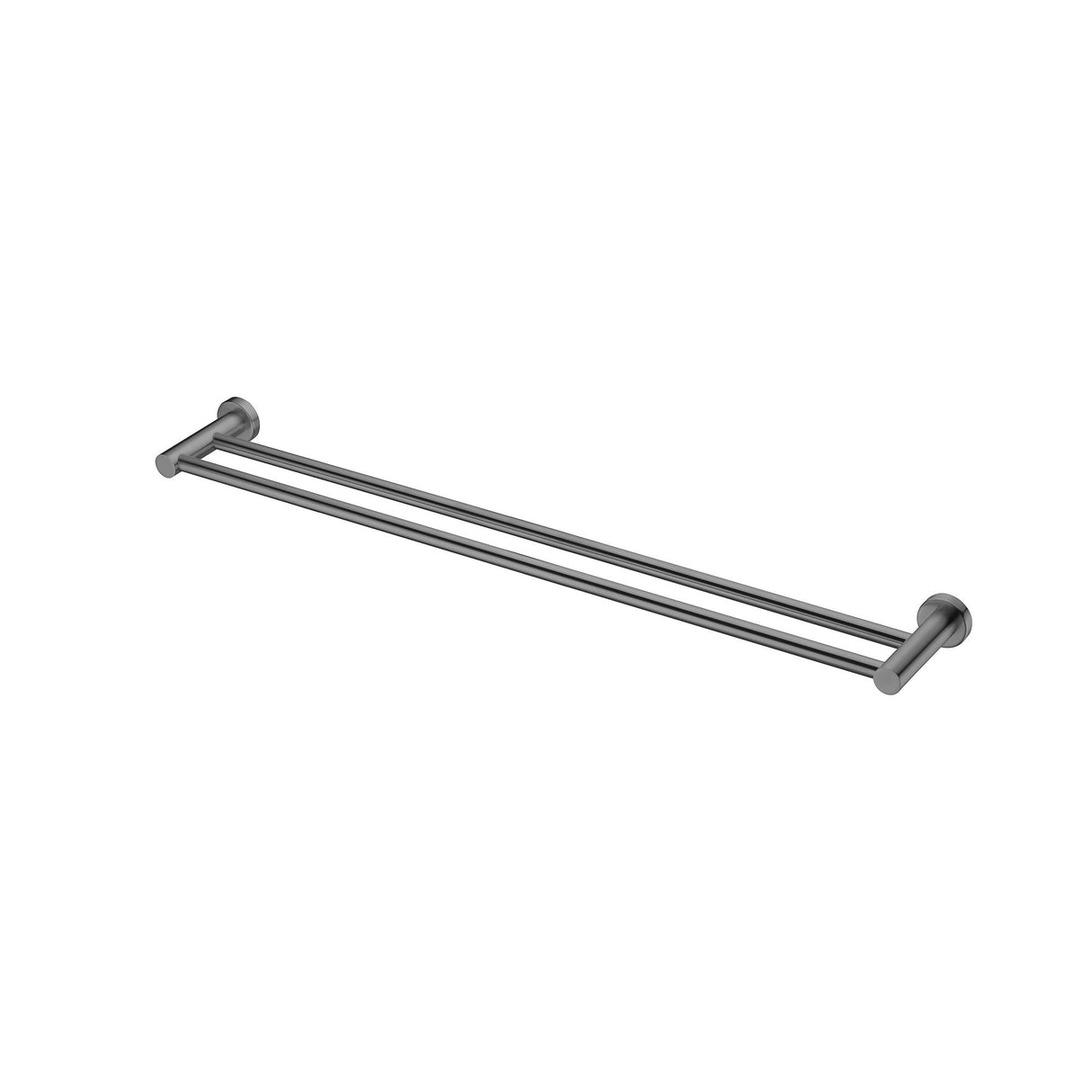 Nero NR1930dGM Mecca Double Towel Rail 800mm - Gunmetal Grey