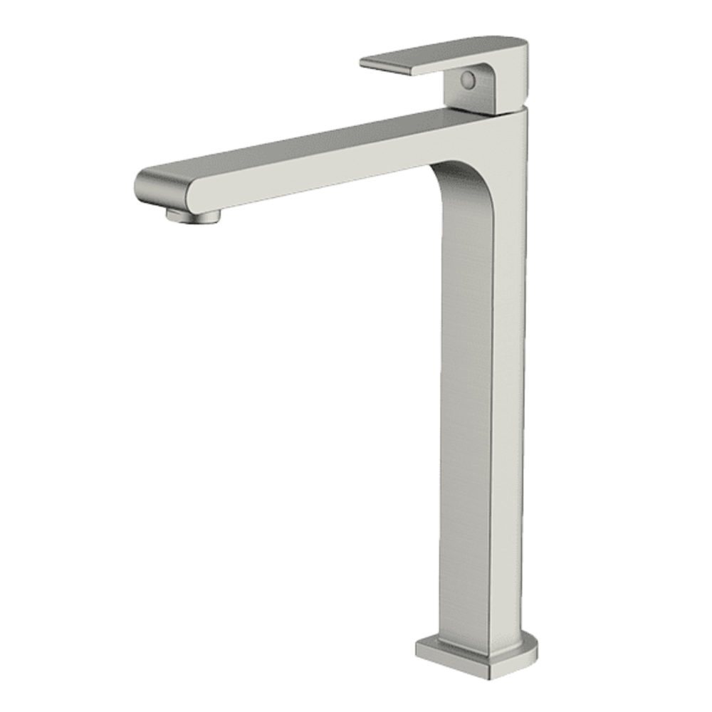 Abey Park Avenue High Basin Mixer, Brushed Nickel, 1B2-BN