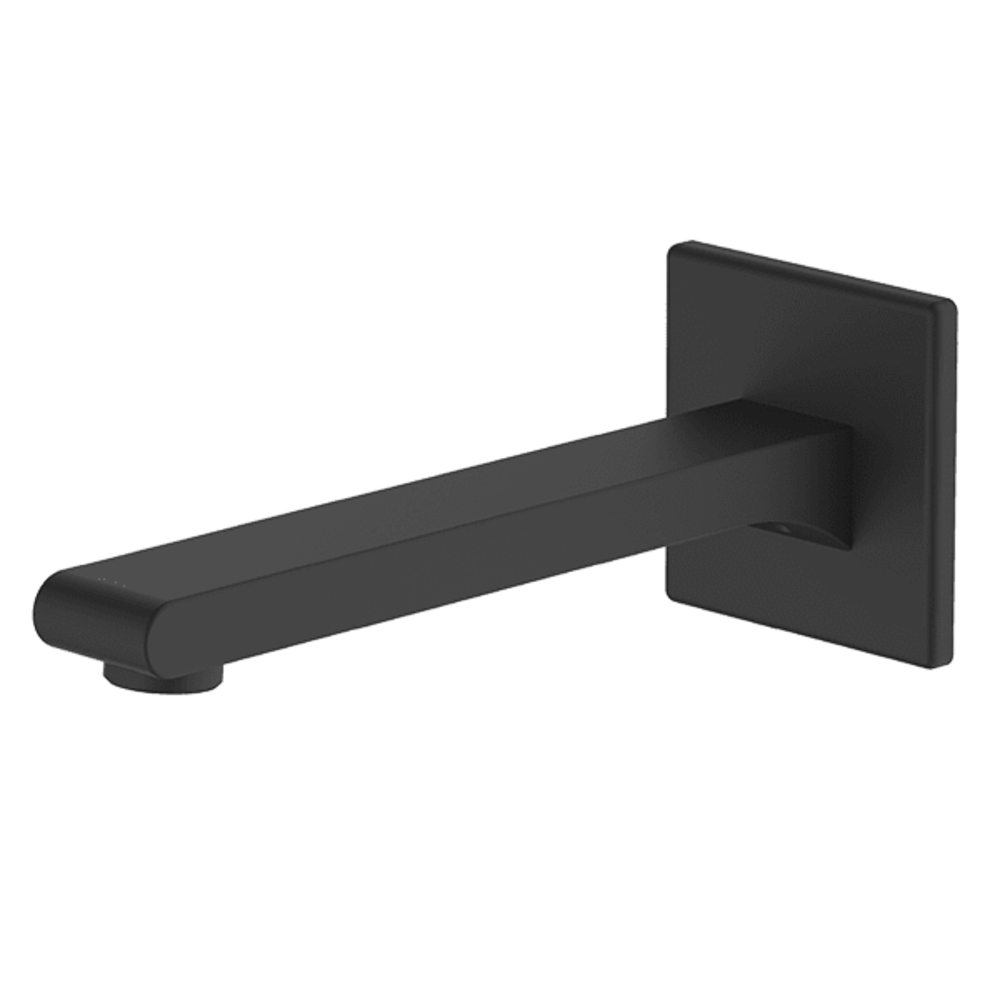 Abey Park Avenue Straight Basin Spout, Black, 1BS-S-B