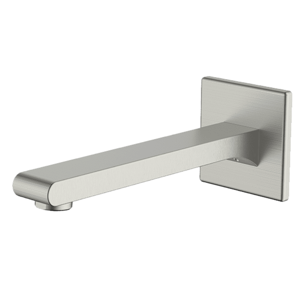 Abey Park Avenue Straight Basin Spout, Brushed Nickel, 1BS-S-BN