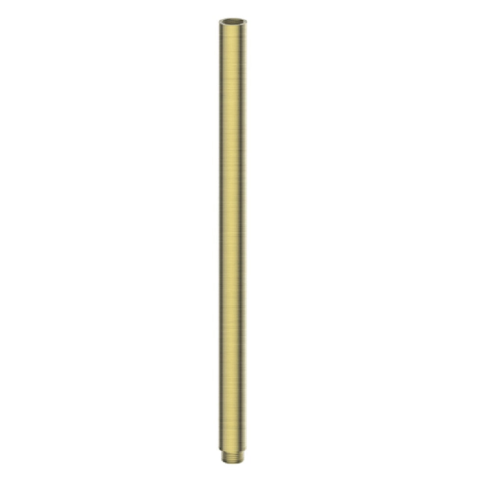 Abey Gareth Asthon Round Shower Dropper, 400mm, Brushed Brass, 1SD400-BB