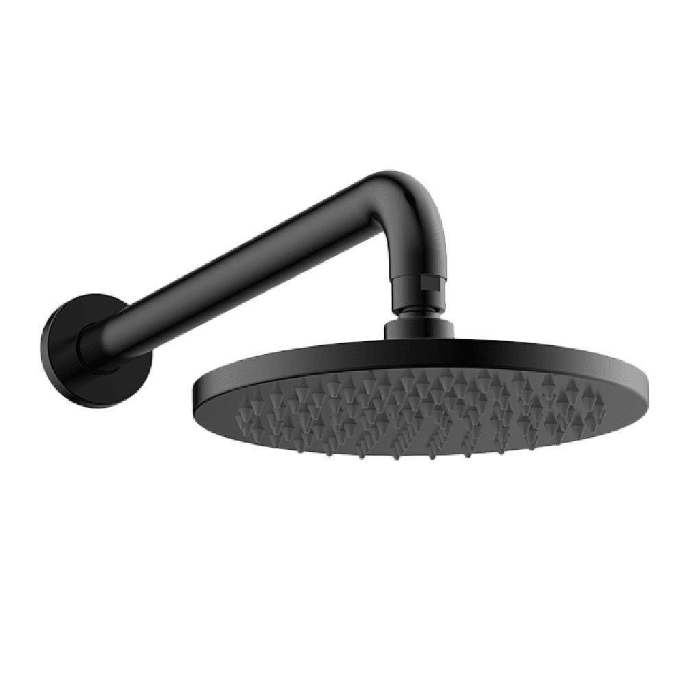 Abey Gareth Ashton Horizontal Overhead Shower, Black, 1SHRO-B