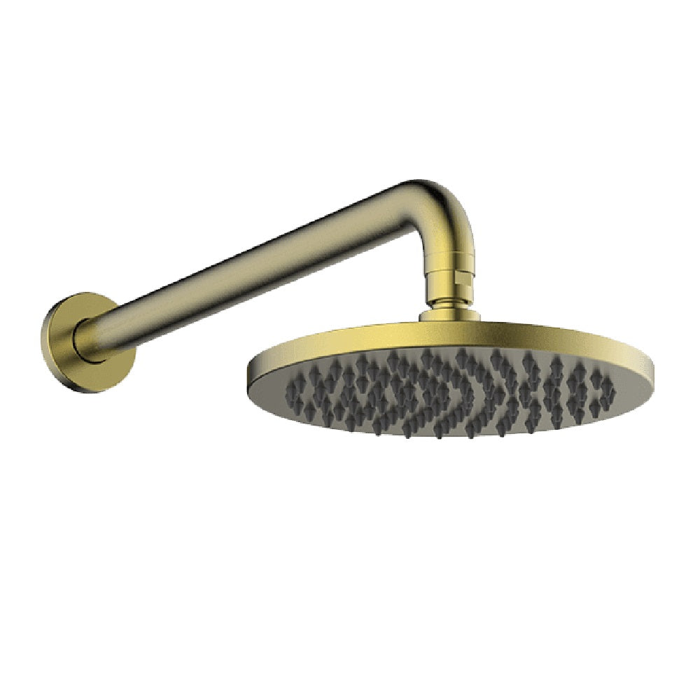 Abey Gareth Asthon Horizontal Overhead Shower, Brushed Brass, 1SHRO-BB