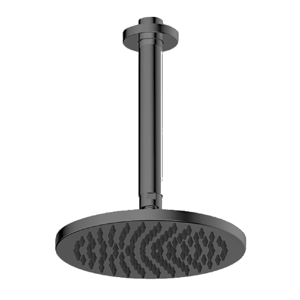 Abey Gareth Ashton Vertical Overhead Shower, Gunmetal, 1SVRO-GM