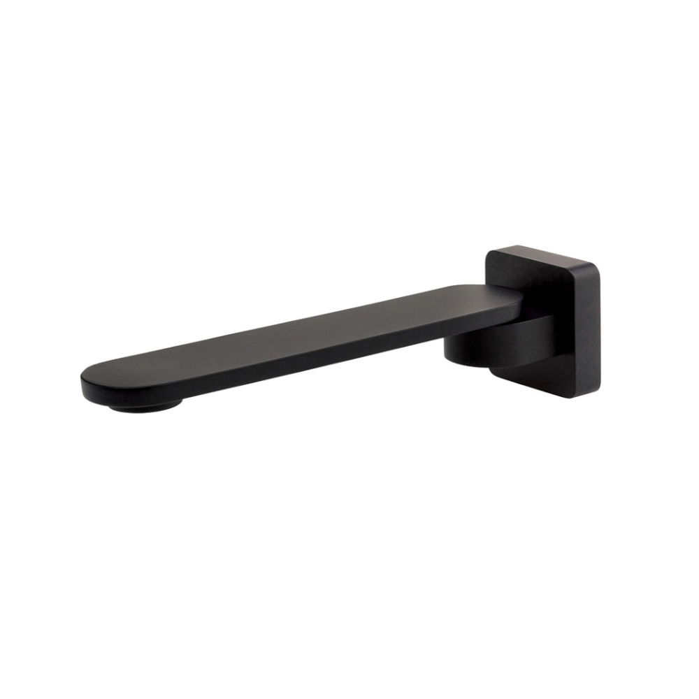 Fienza 221116B Empire Slim Swivel Bath Outlet, Matte Black