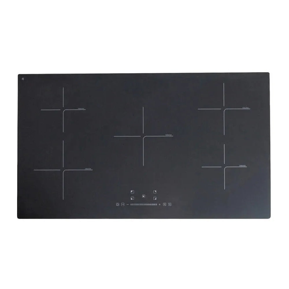 Artusi AID9005NB 90cm Induction Cooktop, Black Glass