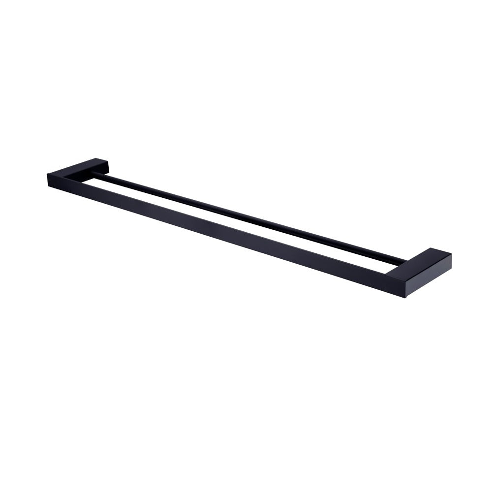 Nero NR4624dMB Celia Double Towel Rail 600mm - Matte Black
