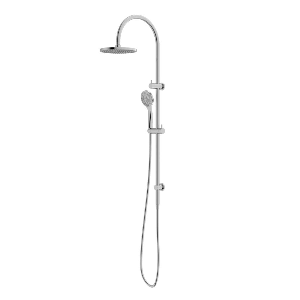 Nero NR221905bCH Mecca Twin Shower with Air Shower - Chrome