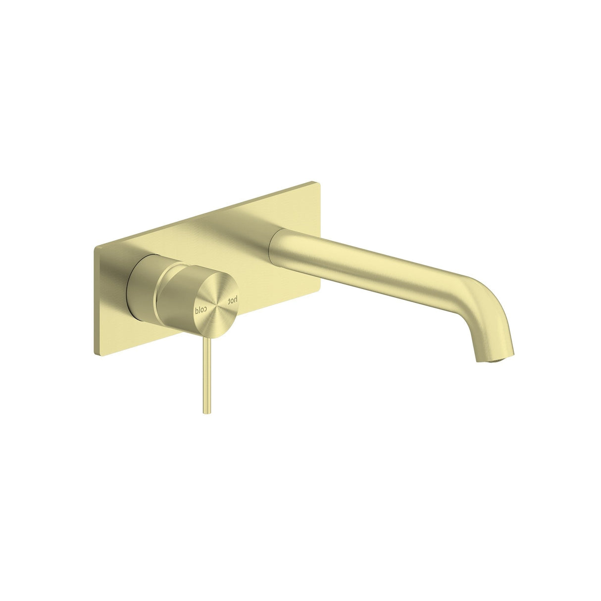 Nero Mecca Wall Mixer Set Basin / Bath - Brushed Gold