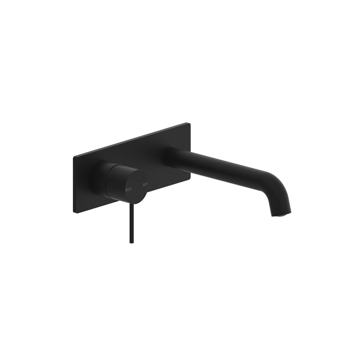 Nero Mecca Wall Mixer Set Basin / Bath - Matte Black