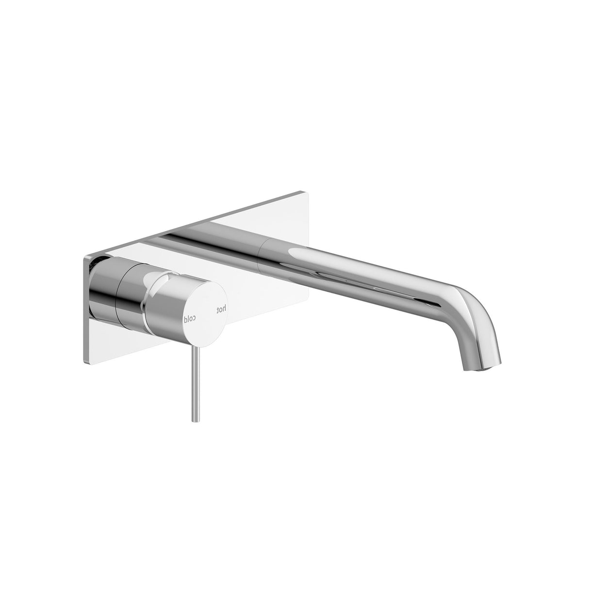 Nero Mecca Wall Mixer Set Basin / Bath - Chrome
