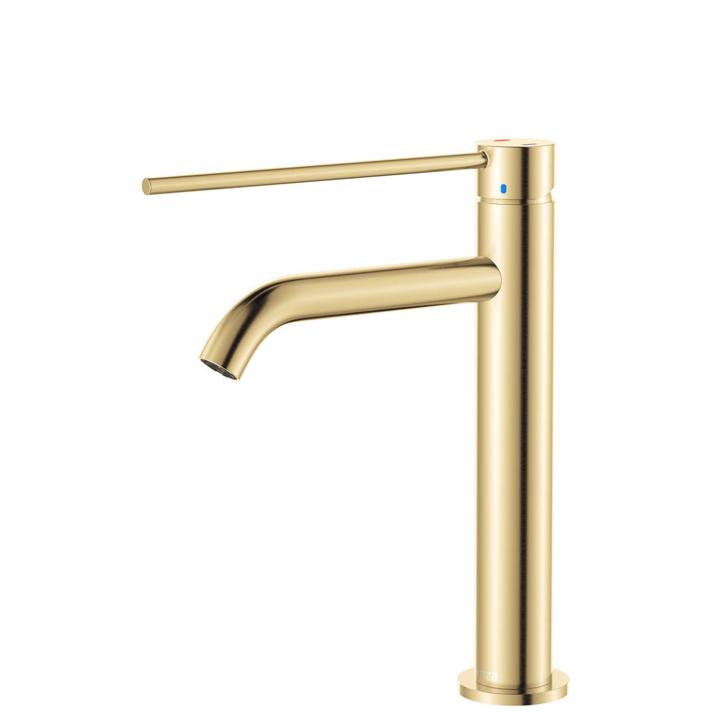 Fienza 228110UB-LF Kaya Care Medium Basin Mixer, Urban Brass