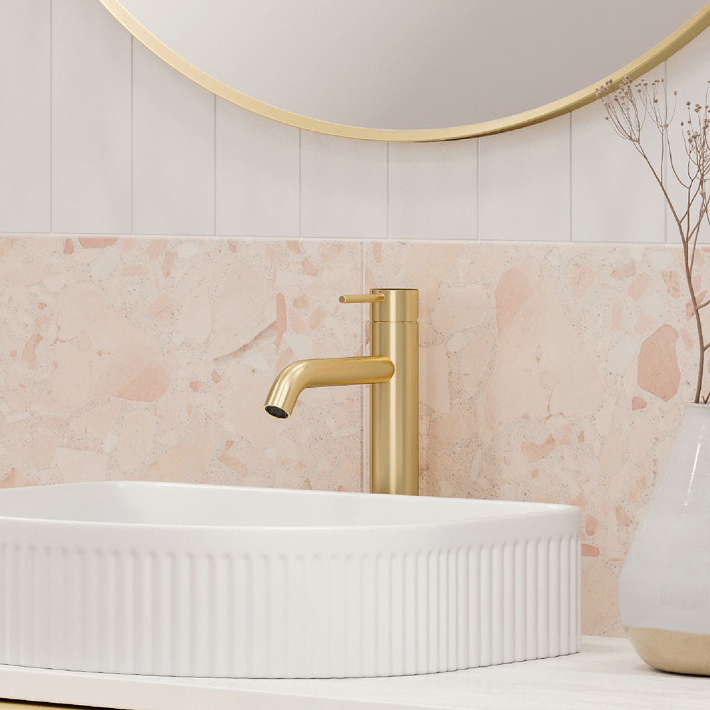 Fienza 228110UB-LF Kaya Basin Medium Mixer, Urban Brass