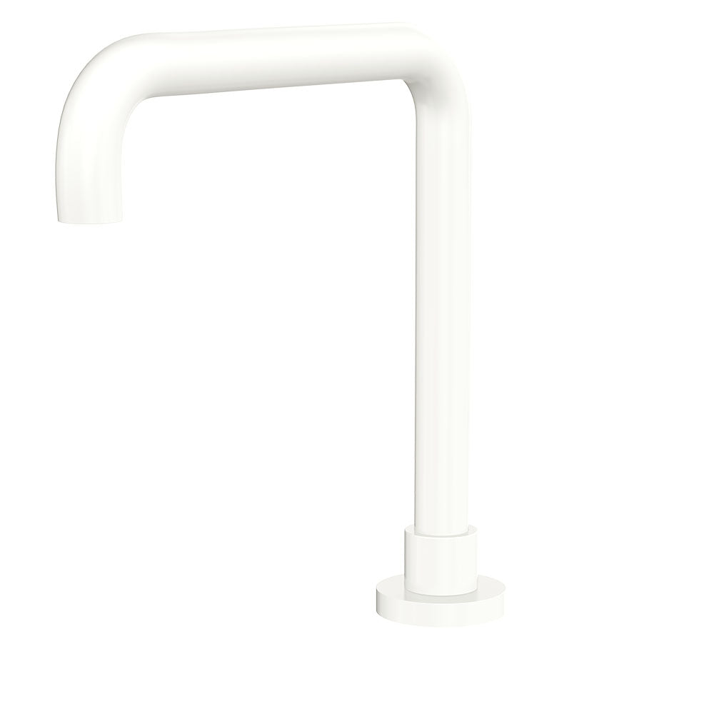 Fienza 228123MW-LF Kaya Squareline Hob Outlet, Matte White