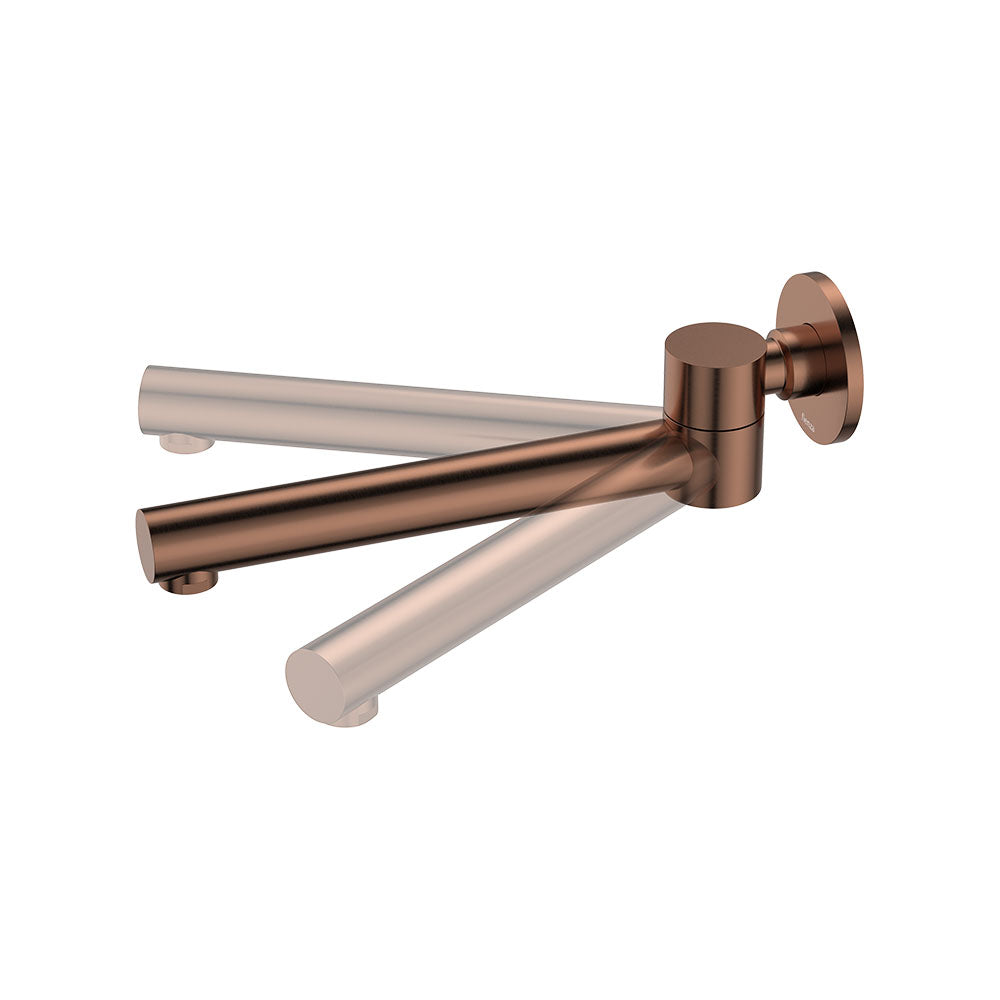 Fienza Kaya Swivel Basin/Bath Outlet, Brushed Copper, 228125CO-LF