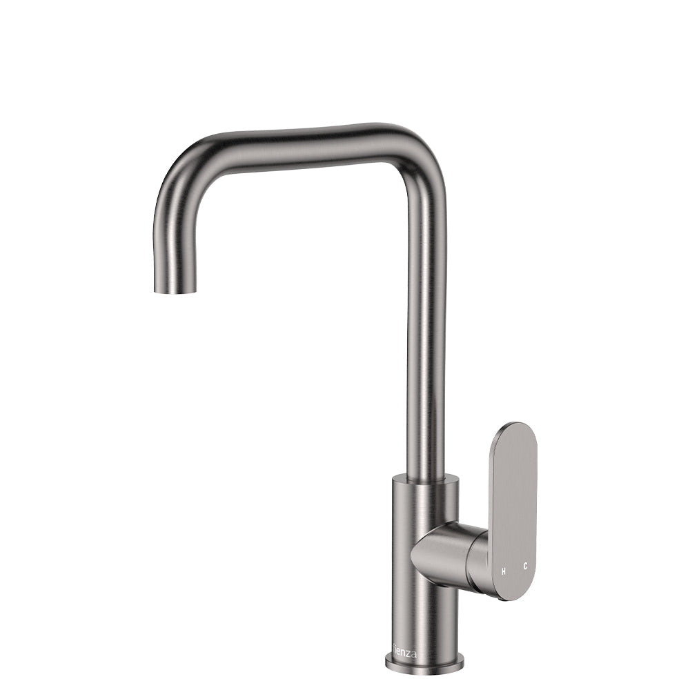 Fienza 234105GM-LF Empire Slim Sink Mixer, Lead Free, Gun Metal