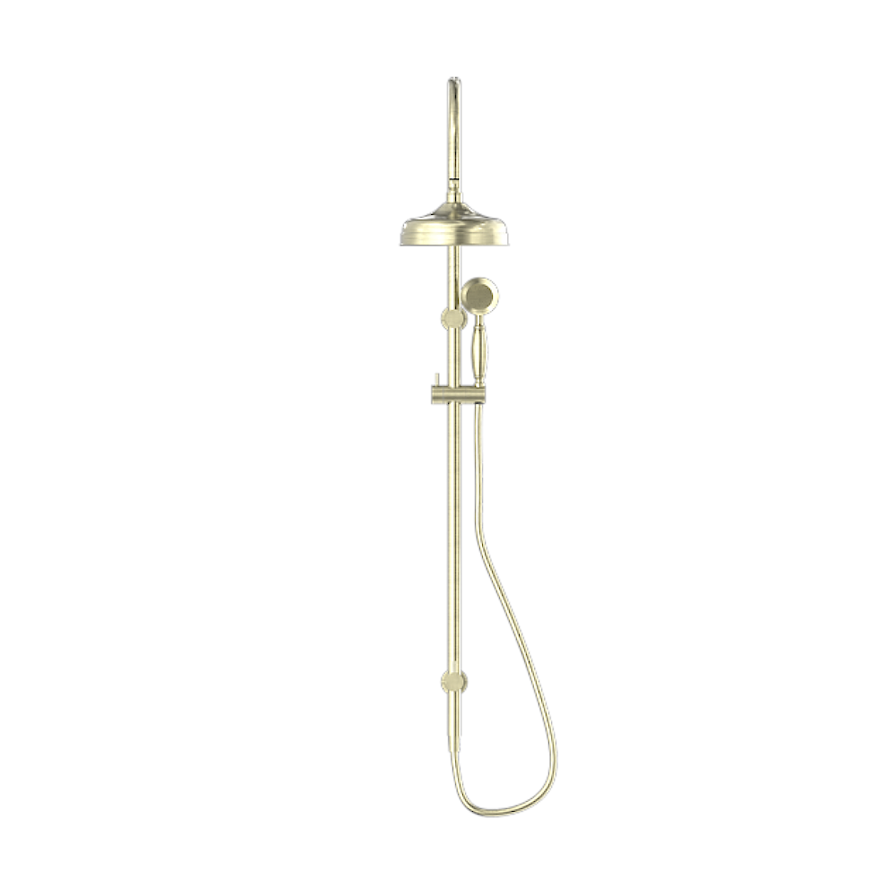 Nero York Twin Shower with Metal Handle Aged Brass NR69210502AB