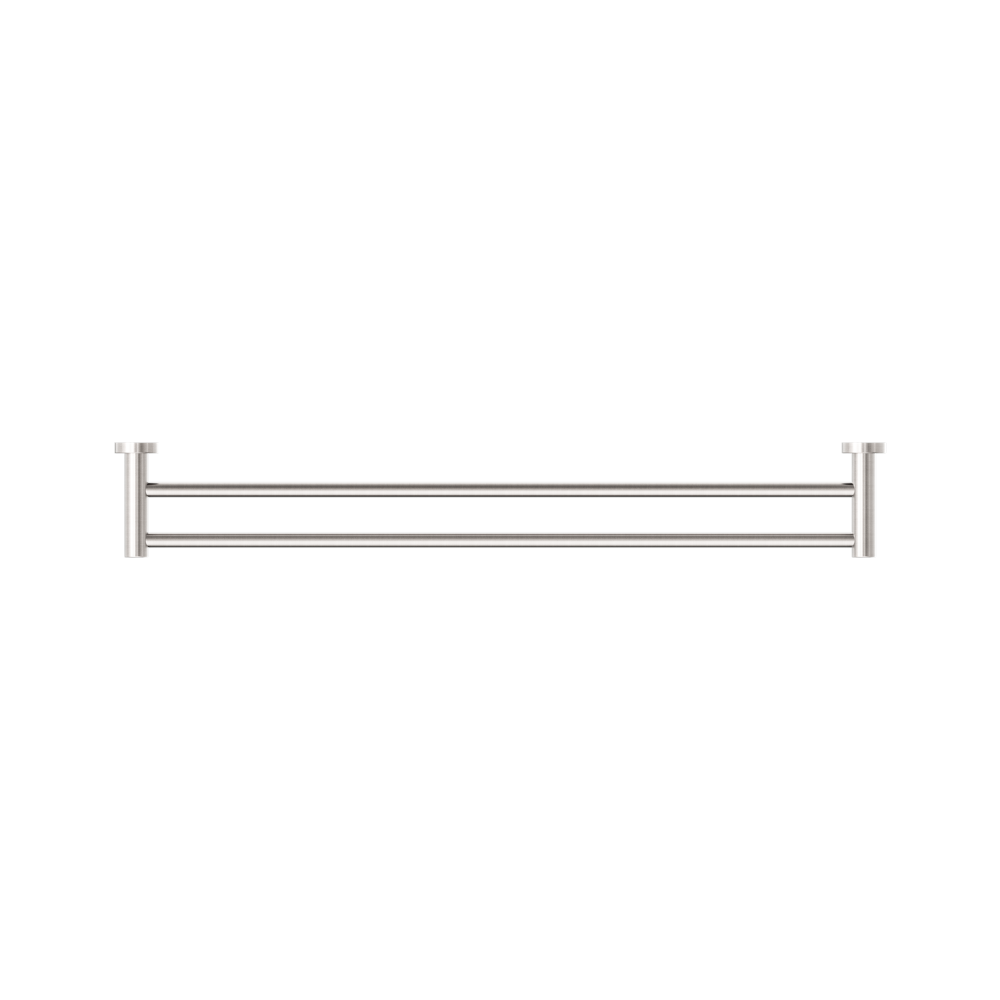 Nero Dolce Double Towel Rail 800mm Brushed Nickel NR2030DBN