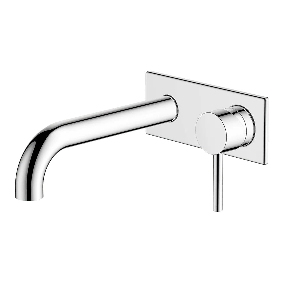 Abey Lucia Wall Bath/Basin Spout Square Chrome 3SBC-2WS