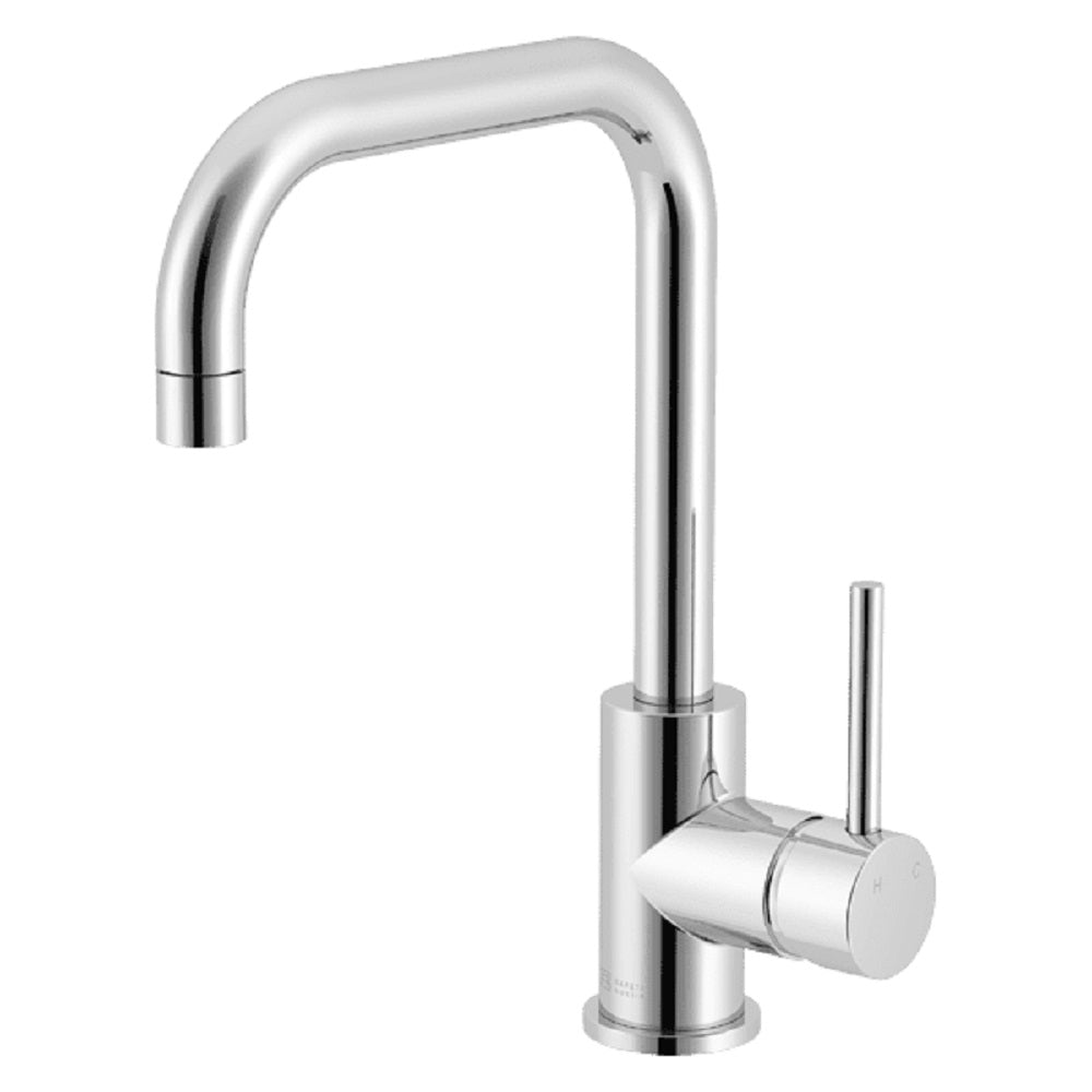 Abey Lucia Square Mixer Side Lever, Chrome, 3K3