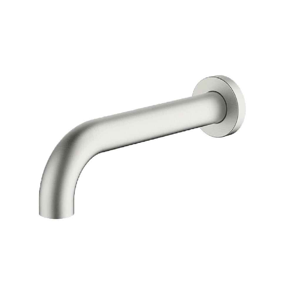 Abey Lucia Curved Basin Spout, Brushed Nickel, 3S-C-BN