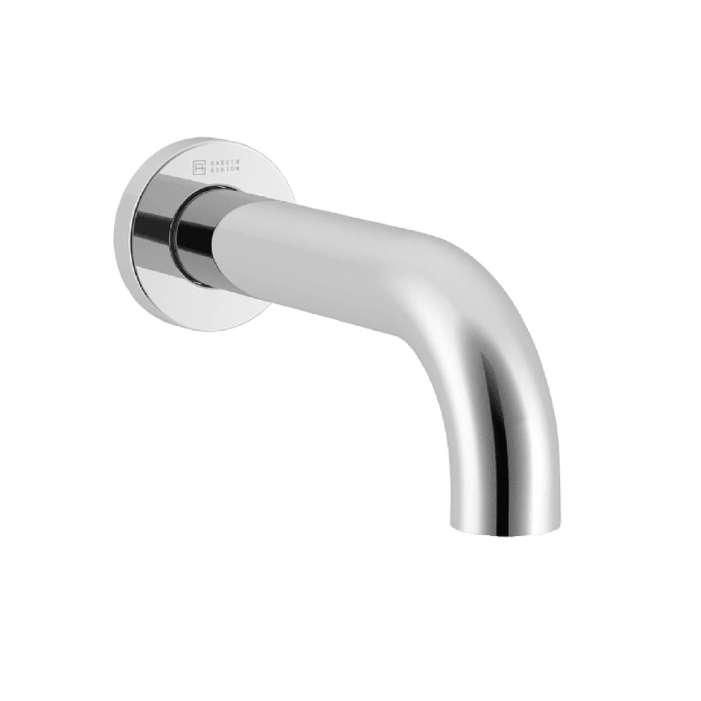 Abey Lucia Curved Bath/Basin Spout, 165mm, Chrome, 3S-C165