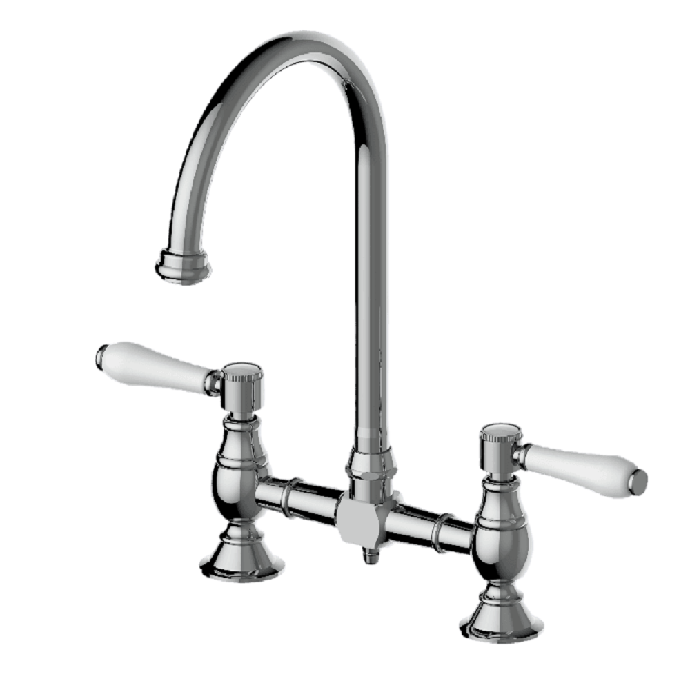 Abey Provincial Kitchen Tap Exposed Breach, Chrome, 400160