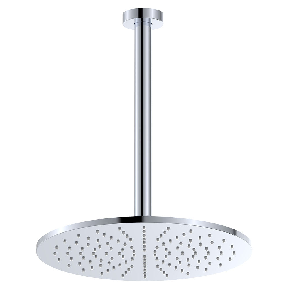 Fienza 411109-C Empire Slim Shower Ceiling Dropper Set, Chrome