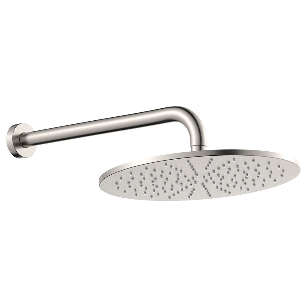 Fienza 411109BN-B Empire Slim Shower Arm Set, Brushed Nickel