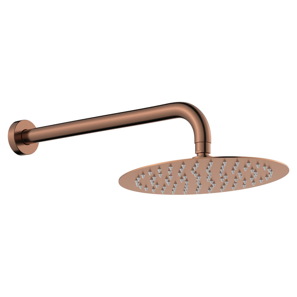 Fienza Kaya Shower Arm Set, Brushed Copper, 411125CO-B