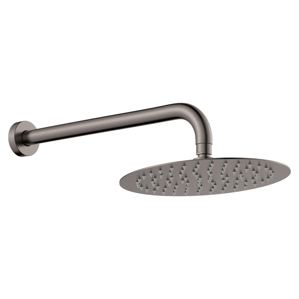 Fienza 411125GM-B Kaya Wall Arm Shower Set, Gun Metal
