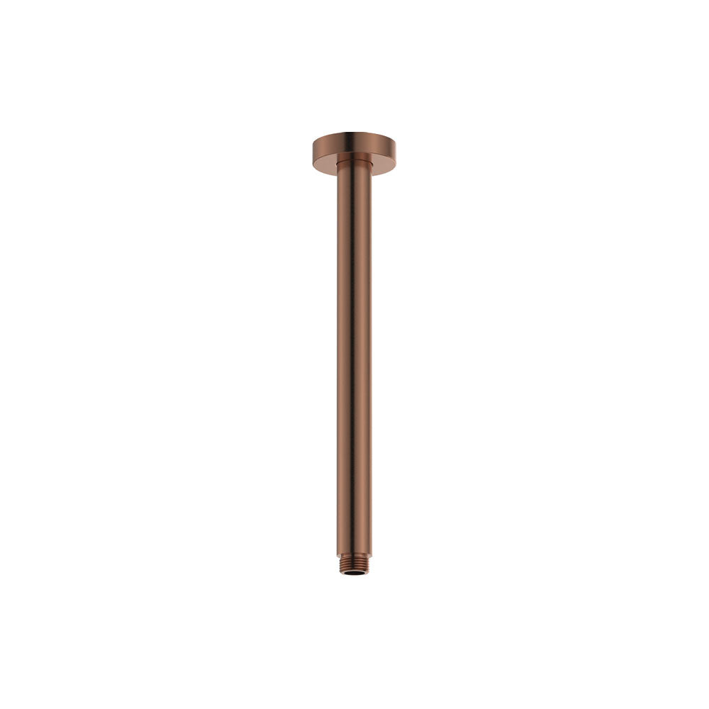 Fienza 422114CO Kaya Round Shower Dropper, Brushed Copper