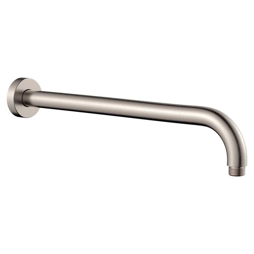 Fienza 422118BN Kaya Round Shower Arm, Brushed Nickel