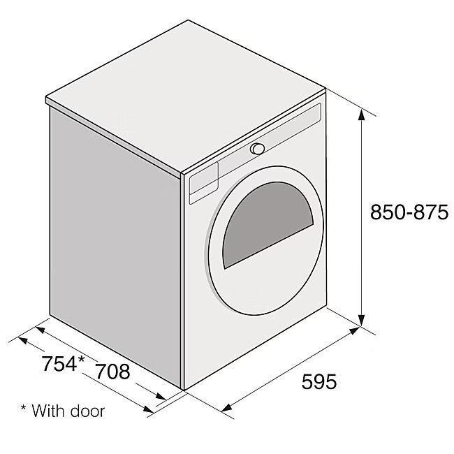 ASKO T410HDW Logic Series 10kg Heat Pump Dryer - ASKO Factory Seconds - Heat Pump Dryers