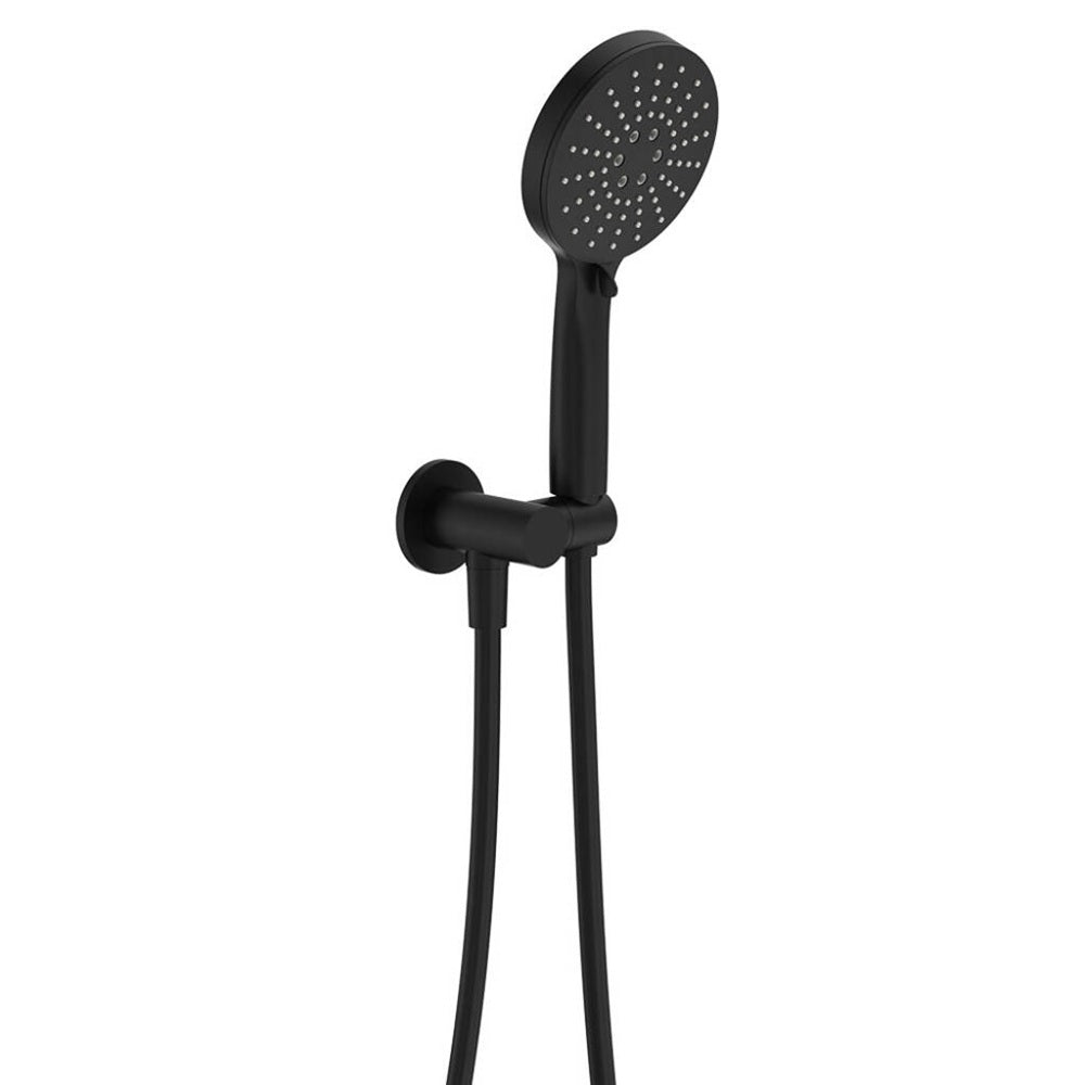 Fienza 433202B Empire Slim Hand Shower, Round Plate, Matte Black