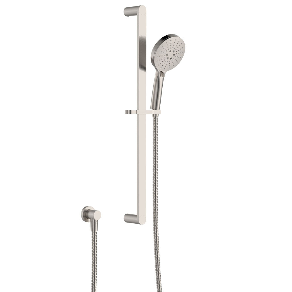 Fienza 444118BN Empire Slim Rail Shower, Brushed Nickel