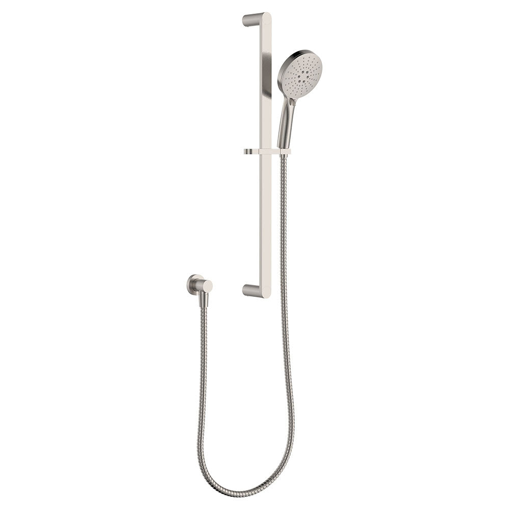Fienza 444118BN Empire Slim Rail Shower, Brushed Nickel