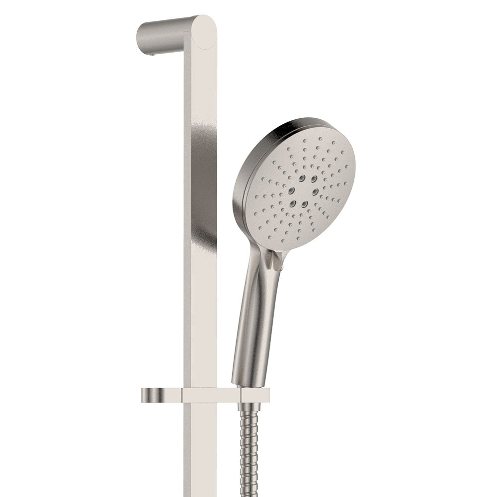 Fienza 444118BN Empire Slim Rail Shower, Brushed Nickel
