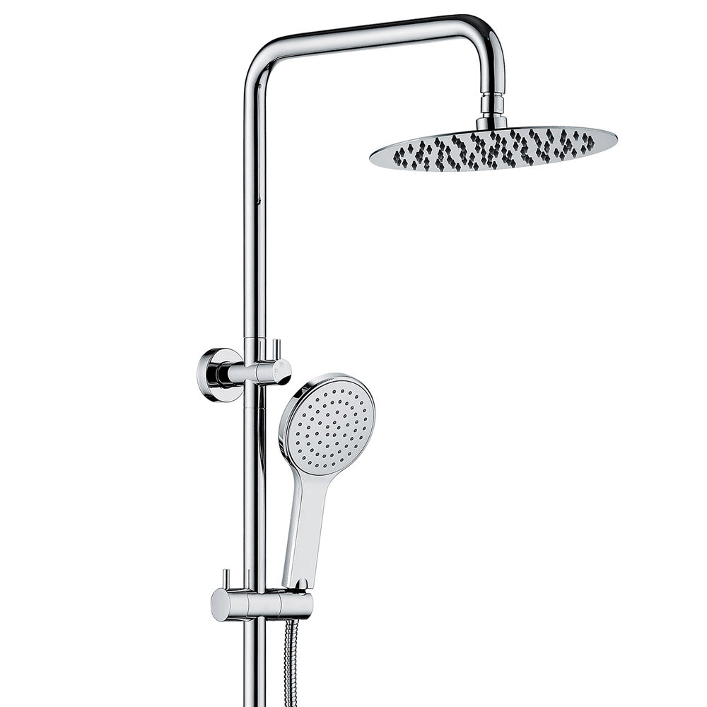 Fienza Kaya Chrome Twin Shower 455109 Showers